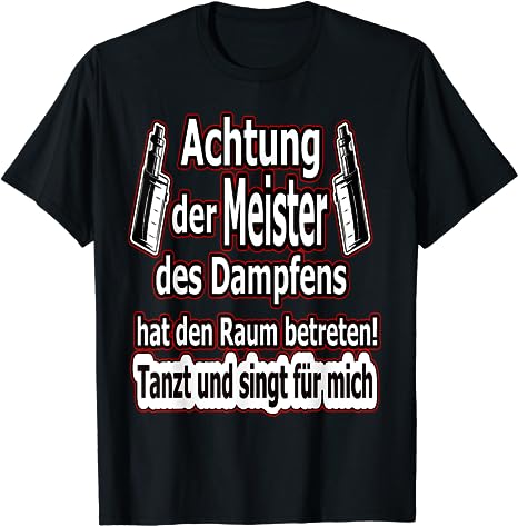 dampfer vape vaper tshirt t-shirt e-zigarette e coil liquid