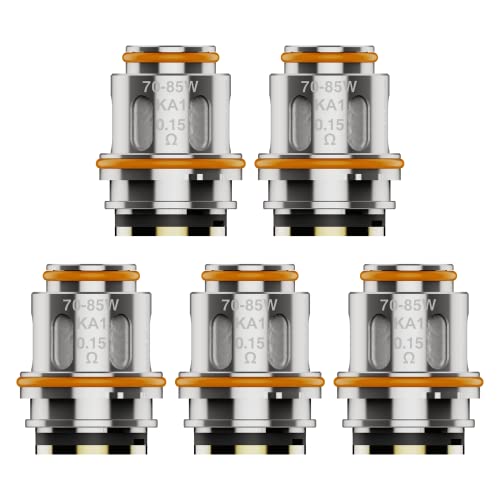 GEEKVAPE Meshed Z KA1 Coil, Verdampferkopf für E-Zigarette, 5 Stück, 0,15 Ohm, 70-80 Watt, ohne Nikotin