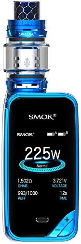 Authentische SMOK X PRIV Kit 225W TFV12 Prinz 8mL Tank E Zigarette Starter Kit (Prism Blue)