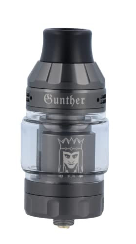 Vapefly Gunther Verdampfer für E Zigaretten | 5 ml Tankvolumen | Subohm-geeignet Farbe: gunmetal