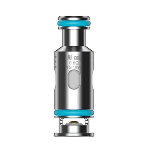 Aspire AF Meshed Coil Verdampferkopf, Zubehör für e Zigarette, 5er Pack, AF 0,6 Ohm, ohne Nikotin, Kompakt