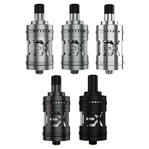 eXvape eXpromizer V5 MTL RTA Tank 2,0 ml, Durchmesser 23 mm, Top Coiler, Verdampfer für E-Zigarette, gunmetal