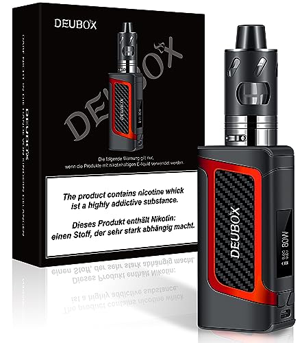 DEUBOX E Zigarette 80W  E- Zigarette Starterset