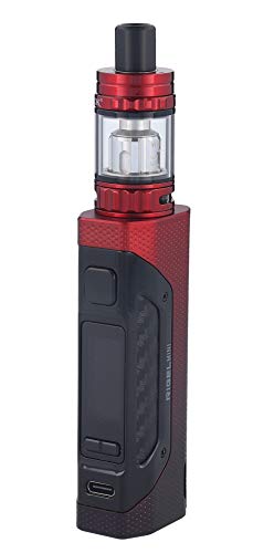 SMOK Rigel Mini E Zigaretten Set, 80W TFV9 Mini Clearomizer, Schwarz-rot