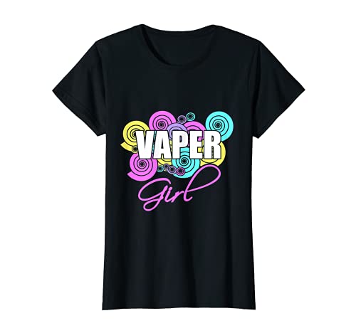 Damen Vaper Girl Shirt Design Vaping Vape Geschenk T-Shirt