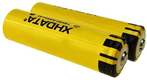 XHDATA 3000mAh 3,7V Hochleistungs Akku Gelb (3000mah-2pc)