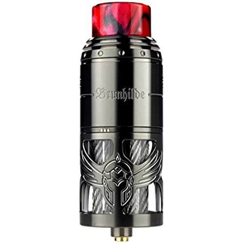 Vapefly Brunhilde RTA Clearomizer: Top Riccardo Verdampfer in Gunmetal, 8 ml, 25 mm Durchmesser – Qualität und Stil vereint!